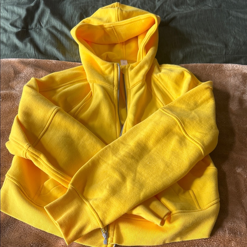 lululemon athletica Yellow Hoodie